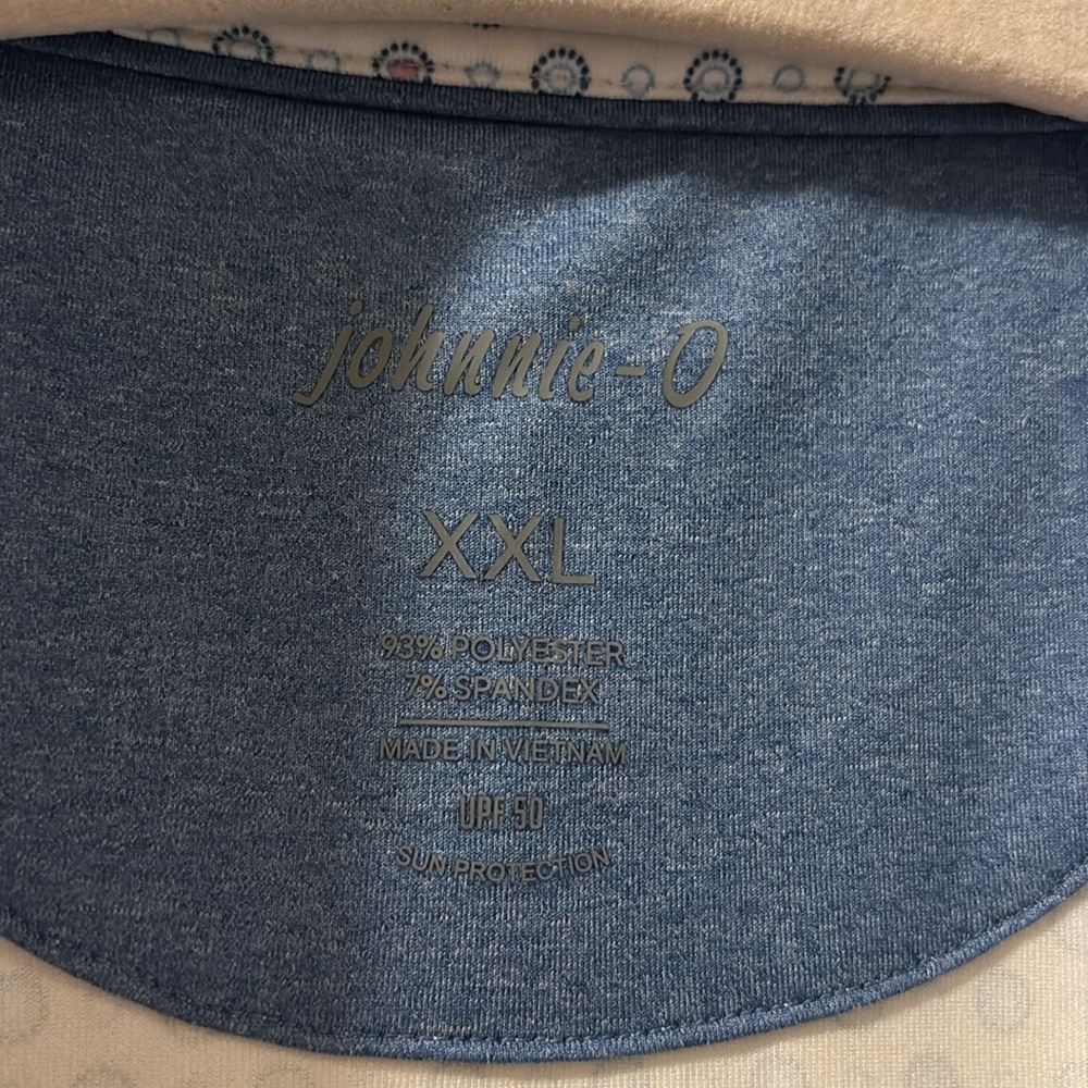 Johnnie-O Men's Blue Patterned polo Shirt - XXL - golf - Picture 2 of 6